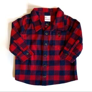 Hanna Andersson Flannel Button Down